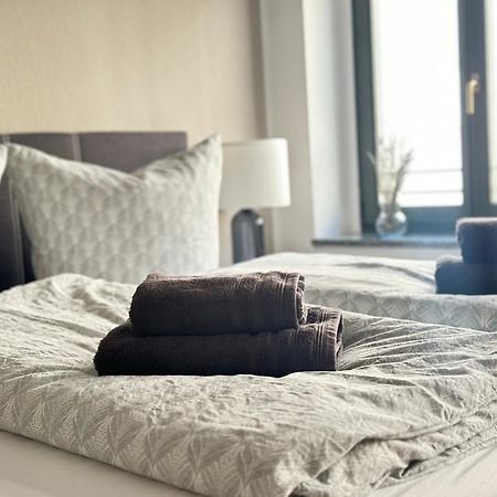Apartment Arenablick Leipzig Buitenkant foto